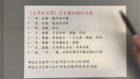 屬龍取名字|生肖姓名學－生肖屬龍特性、喜忌及喜用字庫－芷蘭老師~卜卦、。